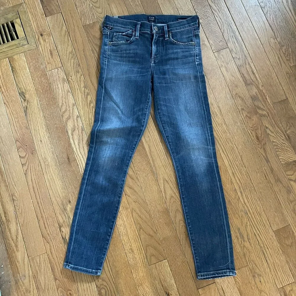 Citizens Of Humanity Sz 24 Womens Avedon‎ Ankle ultra skinny Stretch Denim Jeans